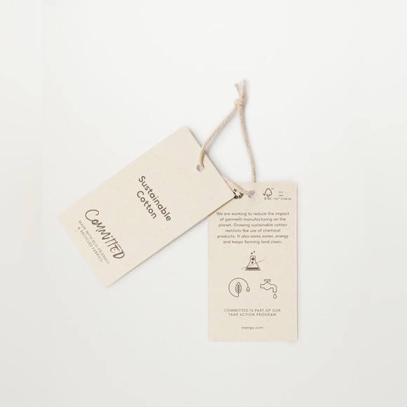 NWT MANGO Essential cotton-blend shirt SIZE XS - Picture 5 of 8